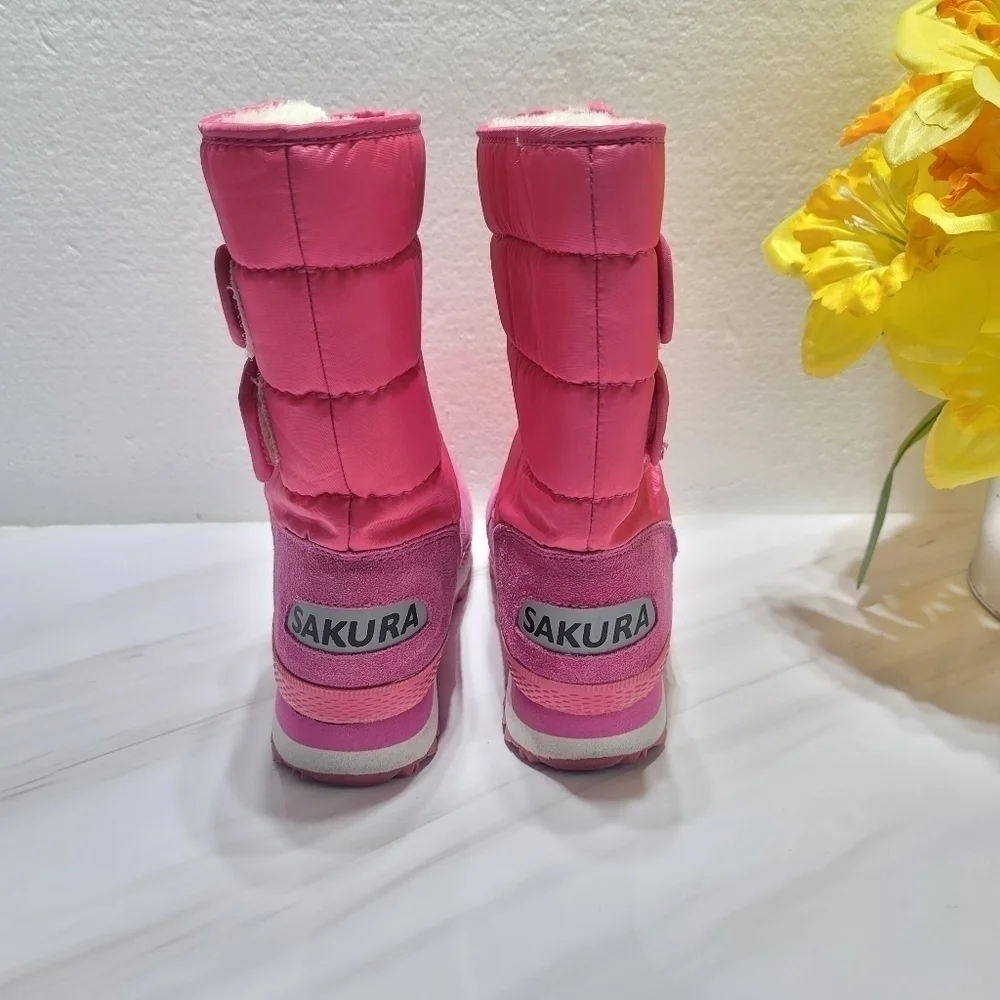 SAKURA WOMEN PINK BOOTS SZ.36